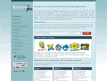 Tablet Screenshot of hosterplus.de